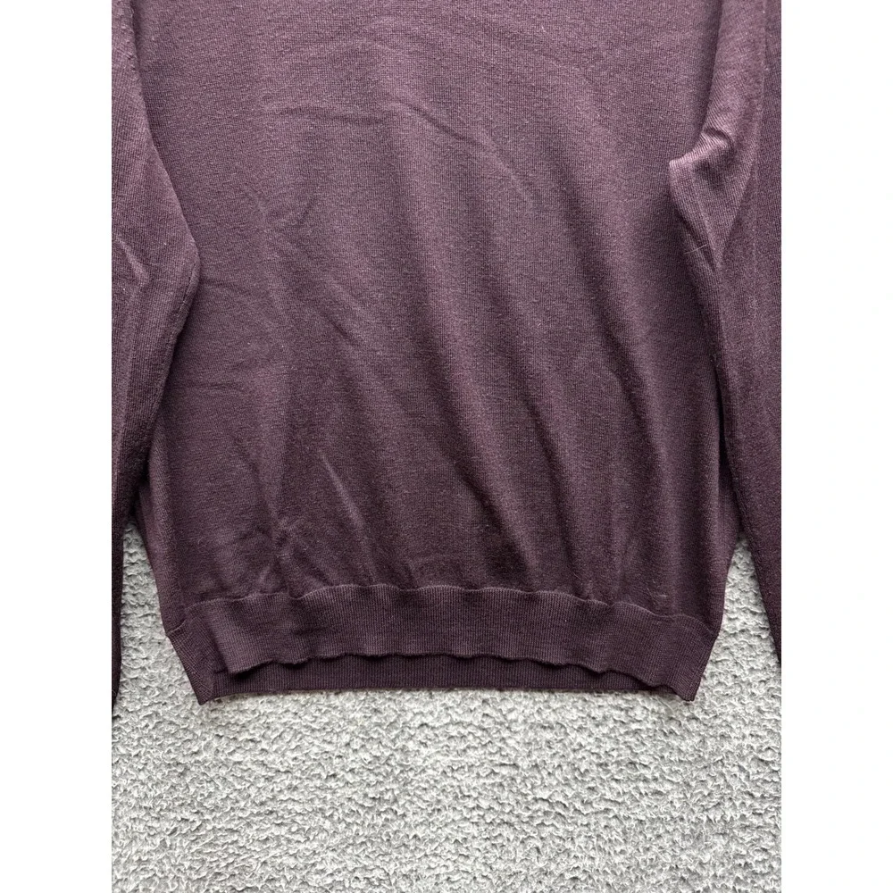 The Men's Store Bloomingdale's Merino Wool V-Neck Pullover‎ Sweater Mens Size L